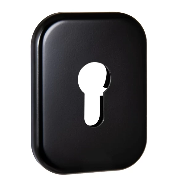 Фото Накладка на цилиндр ESC.C.XL/K.486 (ESC 486-C SQ XL) BL черный (1 шт.)