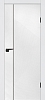 Межкомнатная дверь Смальта-49 черный молдинг Белый ral
